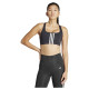 Adidas Γυναικείο μπουστάκι Powerimpact Medium-Support 3-Stripes Bra